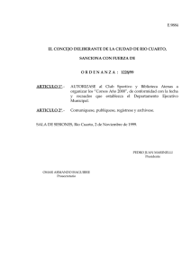 Descargar texto original - Concejo Deliberante de Río Cuarto