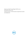 Sistemas Dell PowerEdge SUSE Linux Enterprise Server 12