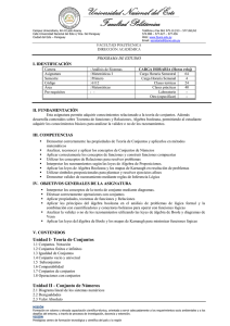 Matemáticas I - Facultad Politecnica