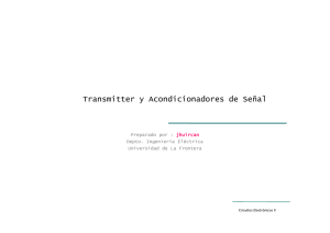 Transmitter y Acondicionadores de Señal