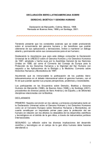 Declaración Ibero-Latinoamericana sobre Derecho, Bioética y