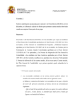 1 a) Secretaría de Estado de Consulta 2 Sobre la modificación