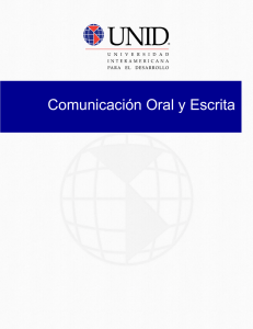 Comunicación Oral y Escrita