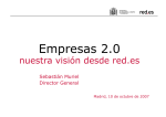 Empresa 2.0 Nuestra visión desde Red.es.