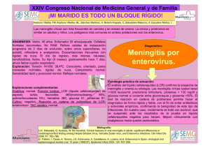 Meningitis por enterovirus. - XXIV Congreso Nacional de Medicina