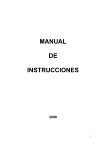 manual de instrucciones