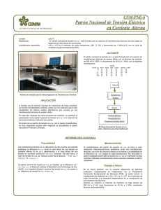 Patrón Nacional de Tensión Eléctrica en Corriente Alterna