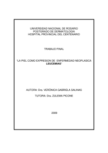 Monografia Leucemia Cutanea