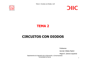 Tema 2. Circuitos con Diodos - OCW