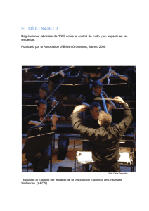 EL OÍDO SANO II - Asociación Española de Orquestas Sinfónicas