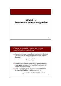 Módulo 7: Fuentes del campo magnético