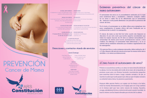 Cáncer de mama - ARS Constitución