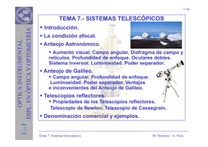 telescopio de