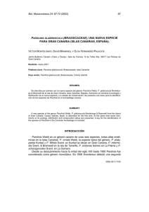 Parolinia glabriuscula una nueva especie para Gran Canaria
