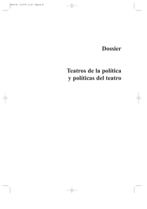 Dossier Teatros de la política y políticas del teatro