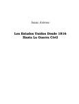 Los Estados Unidos Desde 1816 Hasta La Guerra