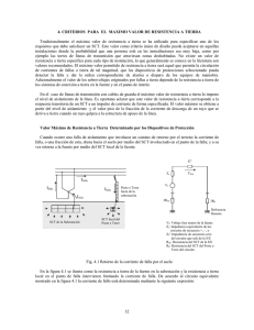 maximo valor de resistencia a tierra