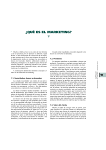 ¿QUÉ ES EL MARKETING?