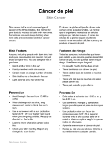 Skin Cancer - Spanish - Health Information Translations