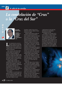 La constelación de “Crux” o la “Cruz del Sur”