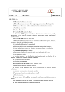 1. El sonido. Cualidades del sonido a. El sonido