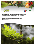 Boletín Divulgativo - Productos Forestales no Madereros