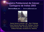 Registro Poblacional Cartagena 2003