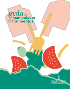 Guía del manipulador de alimentos