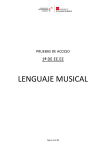 lenguaje musical - Conservatorio Teresa Berganza