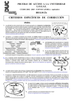 Criterios de corrección de la prueba (septiembre de 2003)