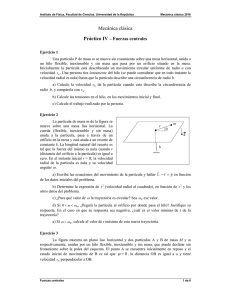 Práctico IV - Mecánica Clásica 2016 - Instituto de Física Facultad de