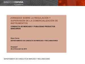 TRANSPARENCIA Y PROTECCIÓN AL CLIENTE PUBLICIDAD