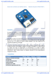 Descripción: El sensor de corriente es compatible con interfaces de