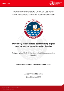 Discurso y funcionalidad del marketing digital para bandas de rock