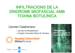 infiltracions de la síndrome miofascial amb toxina botulínica