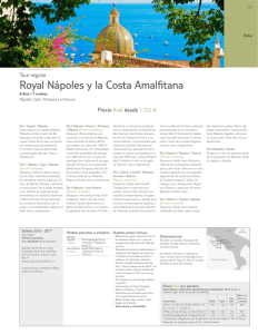 Royal N&aacute;poles y la Costa Amalfitana