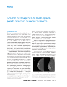 Análisis de imágenes de mamografía para la detección de cáncer