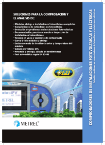 Comprobadores de instalaciones FV Metrel - KPS
