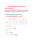 aplicaciones del transistor