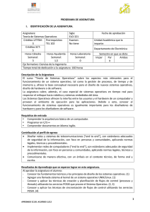 1 PROGRAMA DE ASIGNATURA I. IDENTIFICACIÓN DE LA