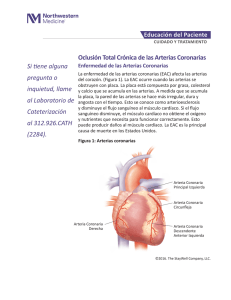 Oclusion Total Cronica de las Arterias Coronarias