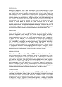 Severo Ochoa, Alberto Sols, Gabriela Morreale