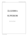 Mathcad - Notas de Álgebra Supe