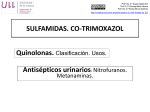 Tema 5 y 6. Sulfamidas y quinolonas