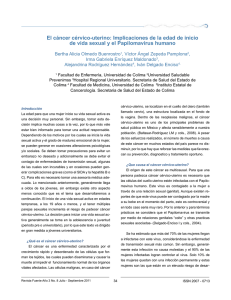 El cáncer cérvico-uterino: Implicaciones de la edad