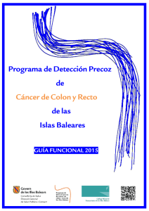 programa de detecci&oacute;n precoz de c&aacute;ncer de colon y recto de islas