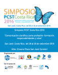Simposio PCST Costa Rica 2016 “Comunicación científica como