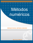 Métodos numéricos
