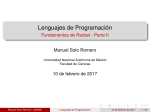 Parte 2 - Lenguajes de Programación