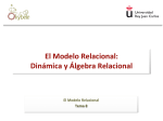 El Modelo Relacional: Dinámica y Álgebra Relacional